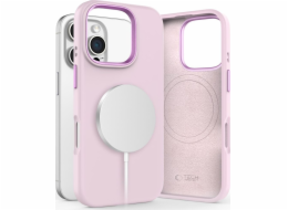 Tech-Protect Silikonový kryt TECH-PROTECT PURE MAGSAFE pro iPhone 16 Pro, růžová perleťová