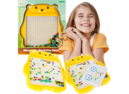 Mega Creative Mega kreativní magnetická mozaiková deska pro děti puzzle magnetická hračka medvídek velký