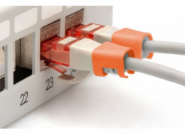 Digitus DIGITUS Farbclips für Patchkabel 100Stk. Pomerančový