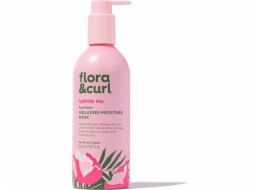 NoName FLORA&CURL_Modrý vlasový krém s růžovou vodou a melasou 300ml