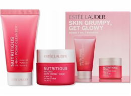 KANN ESTEE LAUDER_SET Skin Grumpy, Get Glowy Výživná mycí pěna na obličej 30 ml + pleťový krém 15 ml