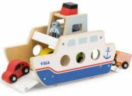 Viga Toys Viga 44684 Dřevěný trajekt
