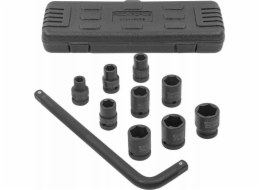 Rockforce Sada nářadí 1/2 Sada rázových nástrojů 10dílná. (10–24 mm)