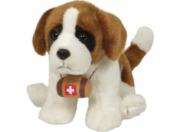 Dubi Plyšový maskot psa sv. Bernarda s hlavičkou, 25 cm, měkký plyšový medvídek