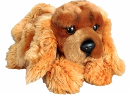 Dubi Plyšový maskot španěl, velký, 30 cm, měkký plyšový medvídek, pes