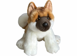 Dubi Plyšová hračka Akita Pes Maskot Sedící 28cm Měkký plyšový medvídek Pes