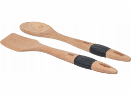 5five Kuchyňské doplňky, špachtle z bukového dřeva, 2 ks.