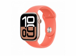 Apple 46mm mandarinkový sportovní řemínek – S/M