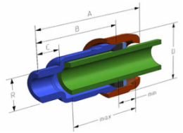 AGAflex Konektor typu AK GZ 1 a 1/4 - 10010004