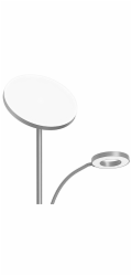Dvojitá stojací lampa s dálkovým ovládáním BlitzWill BWL-FL-0001, 36W (černá)