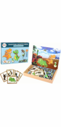 Vzdělávací magnetická sada puzzle s dinosaury LeanToys LEAN Toys
