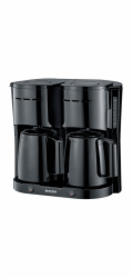 Kávovar+čajovar Severin, KA 9315, 2 x 8 šálků kávy, 2 termokonvice, 2 výkyvné filtry 1x4, 2 samostatné systémy ohřevu, 2 x 1000 W