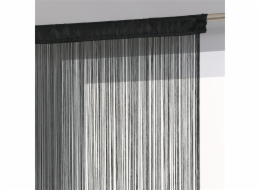 Záclona černá 90 x 200 cm