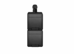 Dvojitá zásuvka ELEKTRO-PLAST AQUANT, IP65