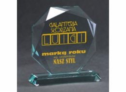 Victoria Sport Skleněná trofej s rytím a pouzdrem + výplň barvou