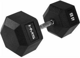 HMS Pogumovaná činka Hex Pro 1 x 45 kg