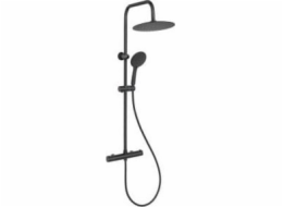 NoName Sprchová sada MUSTA TREND RAIN SHOWER S TERMOSTATICKOU BATERII ČERNÁ