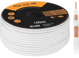 Libox koaxiální kabel RG6U PCC113-100 CU+CU+CU HD 100m LIBOX