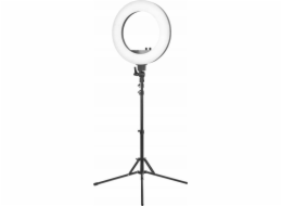 Activeshop Ring Light, prstencové světlo, 18' 48W LED, černé + stojan