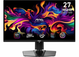 MSI Monitor 26,5 palce MAG 271QPX QD-OLED LED/WQHD/PLOCHÝ/360Hz/černý