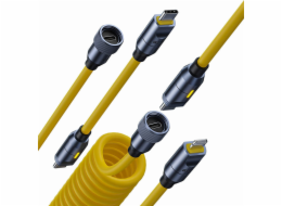 AOHI Kabel USB-C na Lightning 2,4 m žlutý (AOC-L011)