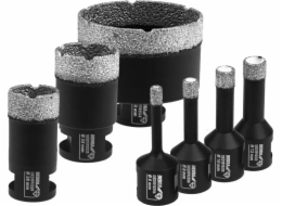 Dedra Sada diamantových korunek VB 6, 8, 10, 12, 28, 35, 68 mm