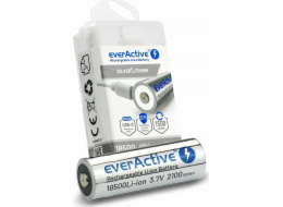 everActive Baterie 18500 3,7V Li-ion 2100 mAh s USB-C konektorem