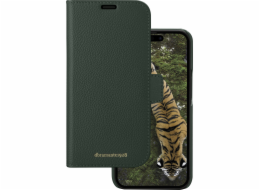 dbramante New York - Kožená peněženka 2 v 1 pro iPhone 15 Pro Max - Evergreen