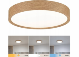 Paulmann Stropní svítidlo TEGA LED stropní svítidlo 22,5W 1200lm 3000/4000/6500K IP44 230V imitace dřeva / plast