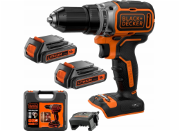Black+Decker Akumulátorová vrtačka/šroubovák Black&Decker BL186K1B2 18V, 2x 2Ah baterie