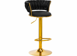 Activeshop Barová židle 4Rico QS-B313a sametově černá