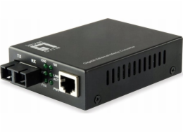 LevelOne Síťový převodník GVT-2002, 1000 Mbit/s, 1310 nm, jednoduchý, černý