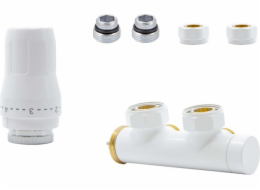 Schlosser DUO-PLEX SADA 3/4xM22x1,5 LEVÁ, PRAVÁ VRSTVA, HLAVNÍ PŘIPOJENÍ K NAPÁJENÍ, CU ZL - BÍLÁ