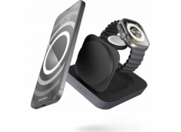 Zens Bezdrátová nabíječka 2v1, ZENS Nightstand Charger Pro 2 Qi2 15W MagSafe