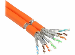 Alcasa Síťový kabel GC-N0065 oranžový 50m Cat7 S/FTP (S-STP)