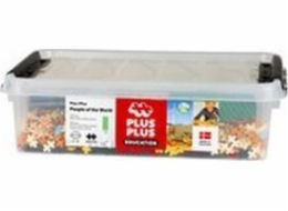 Plus Plus PLUS-PLUS NAUČTE SE STÁVAT LIDI Z CELÉHO SVĚTA 2400 PRVKŮ
