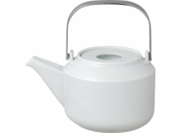 Kadax KINTO - LEAVES TO TEA - Konvice na čaj s ocelovým nálevníkem - Bílá 600ml