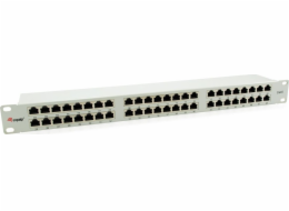 Equip Vybavte Patchpanel 48x RJ45 Cat6 19 FTP 1HE ISO/IEC hellgrau