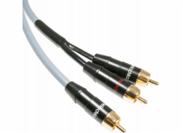 Melodika Melodika MDSWY120G Y-type subwooferový kabel (RCA-2xRCA) stříbrná - 12 m
