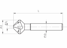 Fanar POGLEBIACZ DIN 335-C 90*20,5 VHM AT