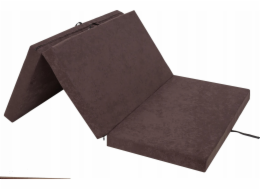 Hobbygarden SKLÁDACÍ MATRACE BEN - XXL - TMAVĚ HNĚDÁ