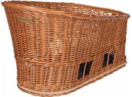 Basil Zadní přepravní košík PASJA pro zvířata MIK 45cm, systém MIK (připraveno k použití) proutí přírodní (NOVINKA 2024)