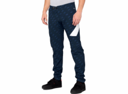 100% Pánské kalhoty 100% R-CORE X Limited Edition Kalhoty tmavě modré bílé velikosti. 32 (46 EUR) (NOVINKA)