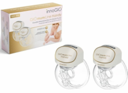 InnoGio INNOGIO Line Handy - Elektrická přenosná odsávačka mléka s dvojitou pumpičkou, GIOmum, GIO-356
