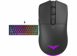 PREYON Klávesnice Brown All Claw (PBAC61B) + bezdrátová myš Preyon Owl (POW35B)