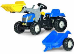 Rolly Toys Traktor New Holland s lžící a přívěsem (5023929)