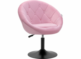 Activeshop Otočné křeslo 4Rico QS-BL12B sametově růžové