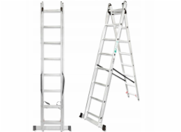 Forcekraft Kombinovaný žebřík 2x14 schodů