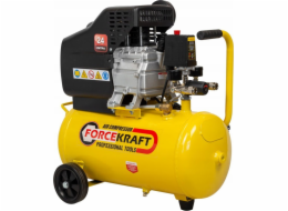 Forcekraft Kompresor Pístový kompresor s přímým pohonem (1,5 kW, 24l nádrž, 8 barů, 180 l/min, 230 V)