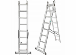 Forcekraft Kombinovaný žebřík 2x13 schodů